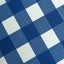 5-Pack Plastic Table Covers Navy Blue Checkered Rectangle - Durable PVC Disposable Covers for Events 54"x108"