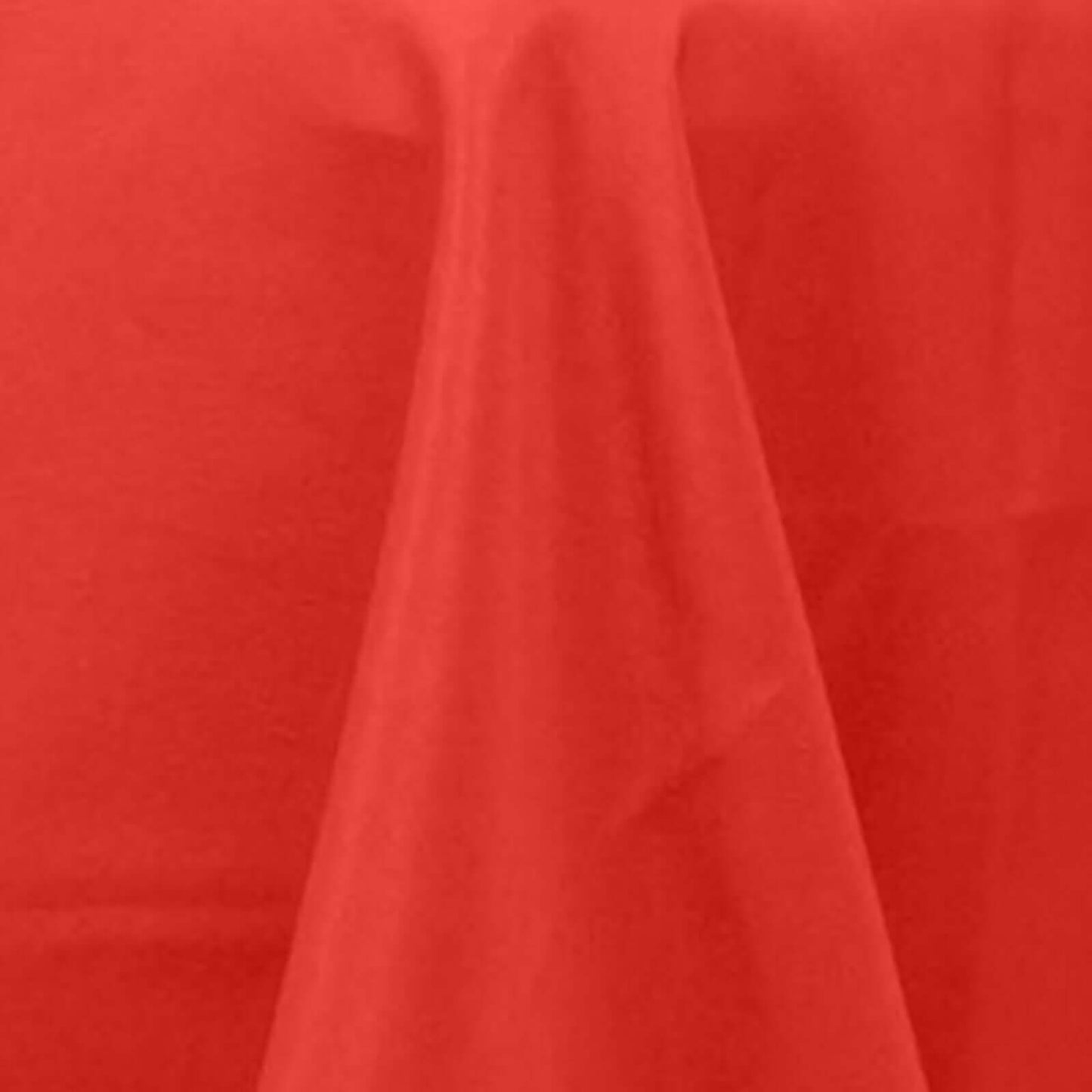 Premium Polyester 90"x132" Rectangle Tablecloth Red - Seamless 220GSM Stain-Resistant Table Cover