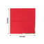 50-Pack Paper Beverage Napkins Red with Gold Foil Edge - 2 Ply Disposable Soft 18GSM Cocktail Napkins 5"x5"