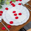 400-Pack Rose Petals Life-Like Flower Confetti Red Matte Silk Round - Perfect for Event Tables 2"