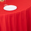 Scuba Round 120" Tablecloth Red - Wrinkle Free & Stain Resistant Seamless Table Cover