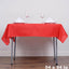 Polyester 54"x54" Table Overlay Square Tablecloth Red - Wrinkle-Resistant & Durable Table Cover
