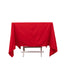 Scuba Square 70"x70" Tablecloth Red - Wrinkle Free & Stain Resistant Table Cover