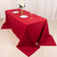 Polyester 90"x132" Rectangle Tablecloth Wine - Seamless Wrinkle-Resistant Table Cover