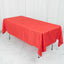 Taffeta 60"x102" Rectangle Tablecloth Red - Accordion Crinkle Table Cover