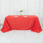 Taffeta 90"x132" Rectangle Tablecloth Red - Seamless Accordion Crinkle Table Cover