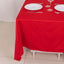 Scuba Square 70"x70" Tablecloth Red - Wrinkle Free & Stain Resistant Table Cover