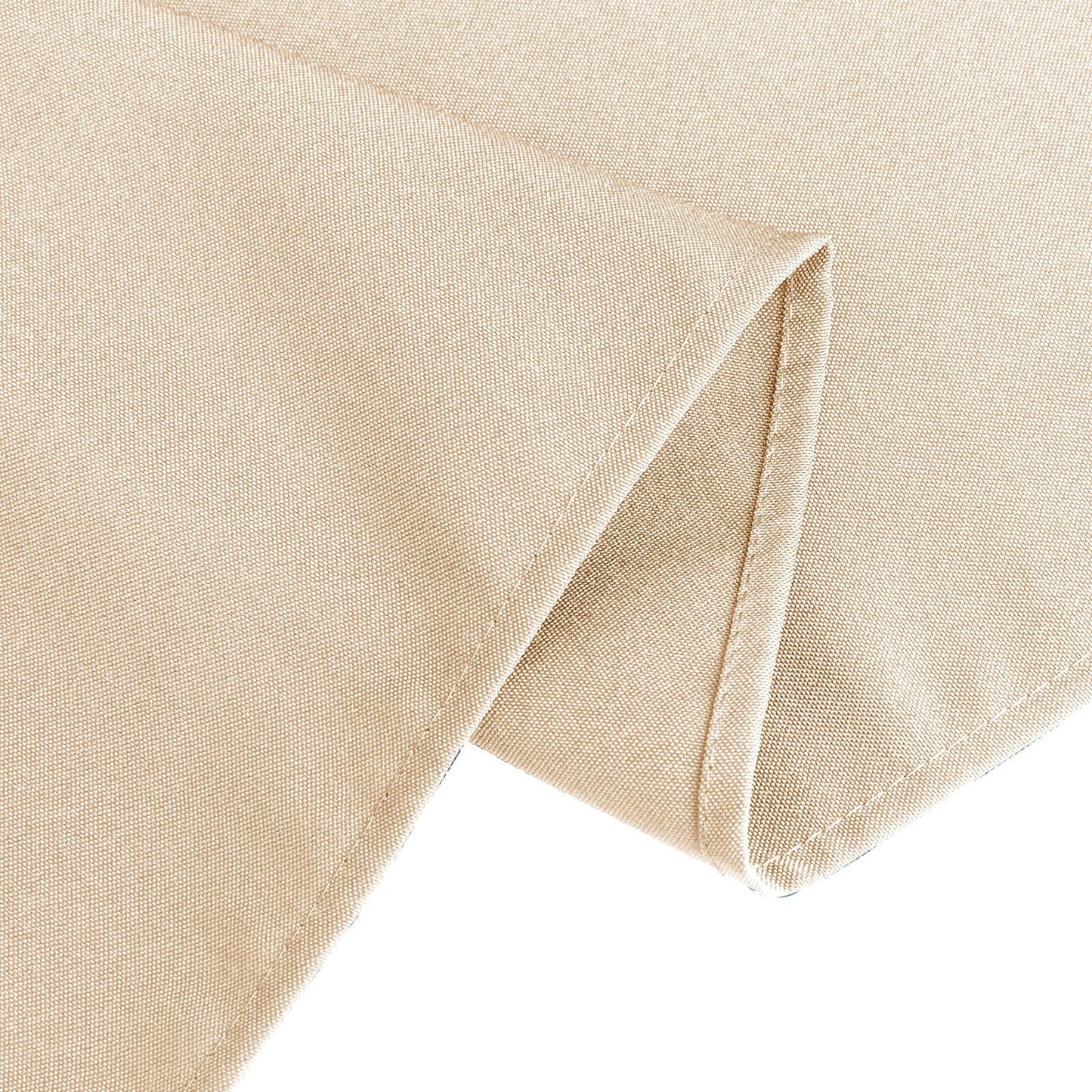 Premium Polyester 60"x126" Rectangle Tablecloth Beige - Stain-Resistant 220GSM Finish Table Cover