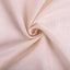Faux Linen 120" Round Tablecloth Blush - Slubby Texture Wrinkle-Resistant Seamless Table Cover