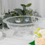 3-Pack Plastic Footed Compote Bowl Flower Vases Roman Style Clear - Round Decorative Pedestal Table Centerpieces 10"