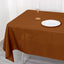 Polyester 60"x102" Rectangle Tablecloth Cinnamon Brown - Durable and Stylish Table Cover