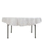 100% Cotton 70" Round Tablecloth White Linen - Sophisticated, Soft & Breathable Table Cover