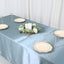 Satin Rectangular 60"x102" Tablecloth Dusty Blue - Smooth and Lustrous Table Cover