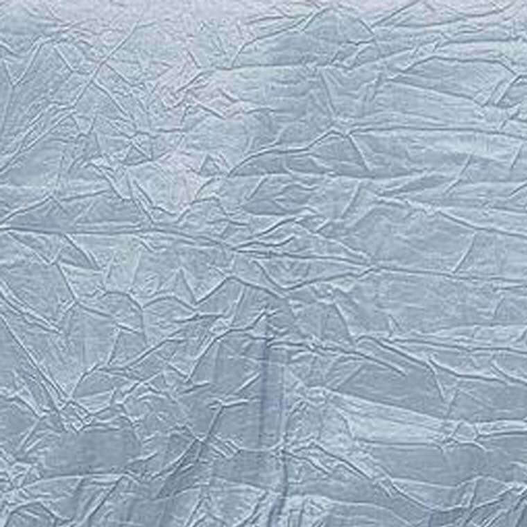 Taffeta 60"x102" Rectangle Tablecloth Dusty Blue - Accordion Crinkle Table Cover