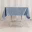 Lamour Satin 54"x54" Square Tablecloth Dusty Blue - Durable & Silk-Like Table Cover