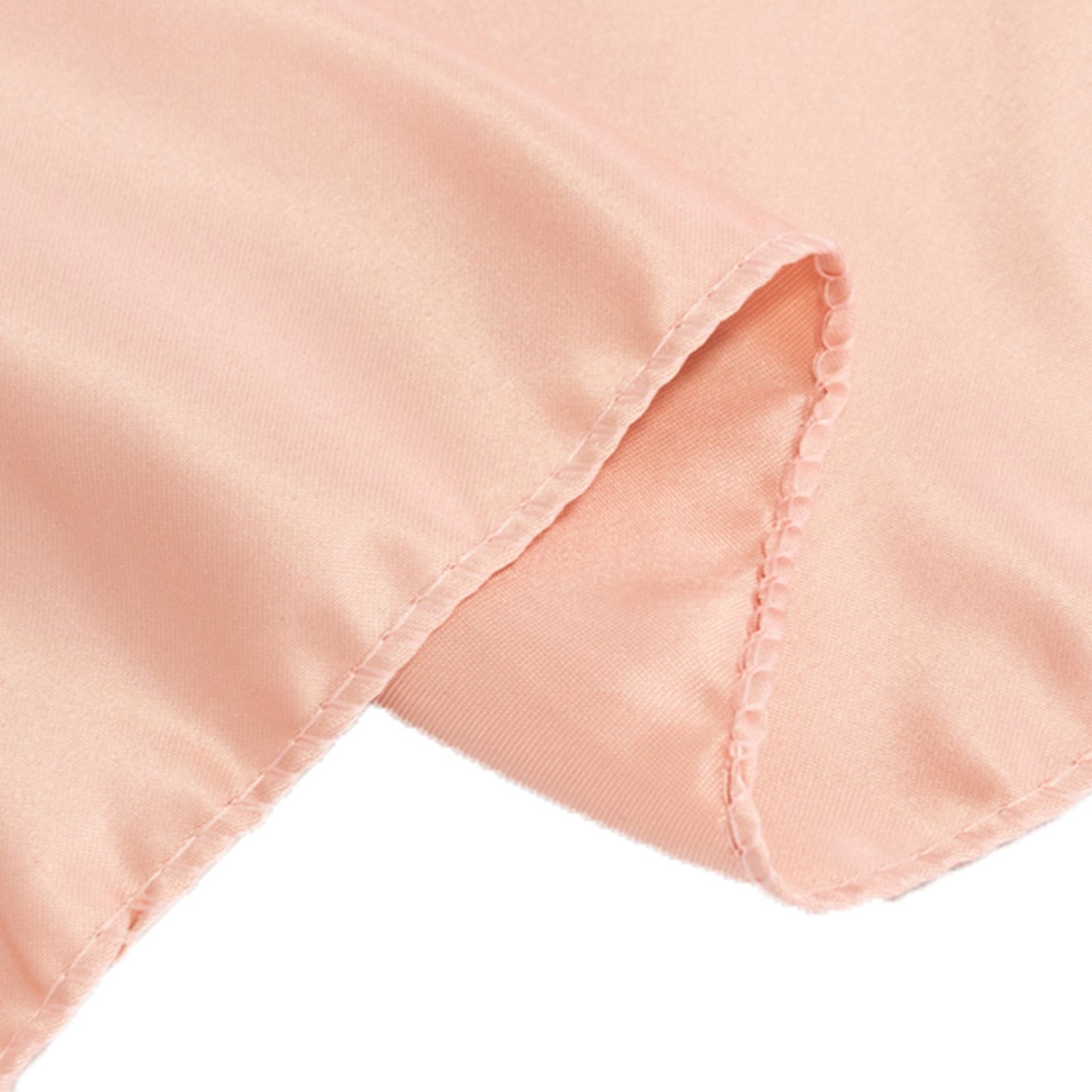 Lamour Satin 72"x72" Table Overlay Square Tablecloth Dusty Rose - Smooth Finish Table Topper