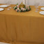 Lamour Satin 90"x132" Rectangle Tablecloth Gold - Soft & Silk-Like Seamless Table Cover for Weddings & Parties