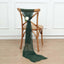 5 Pack Cheesecloth Gauze 16"x88" Chair Sashes Hunter Emerald Green - Boho Chair Decorations