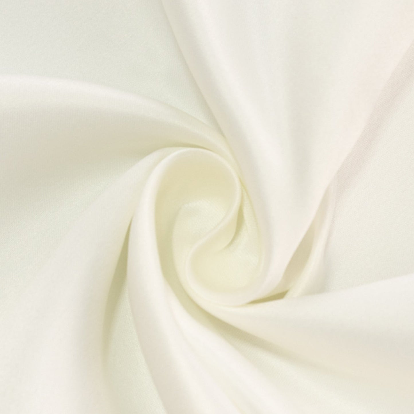 Lamour Satin 60"x102" Rectangle Tablecloth Ivory - Durable & Silky Soft Feel Table Cover