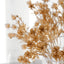 4-Pack Artificial Baby's Breath Flower Bouquet Metallic Gold for Event Decor & Centerpieces 13"