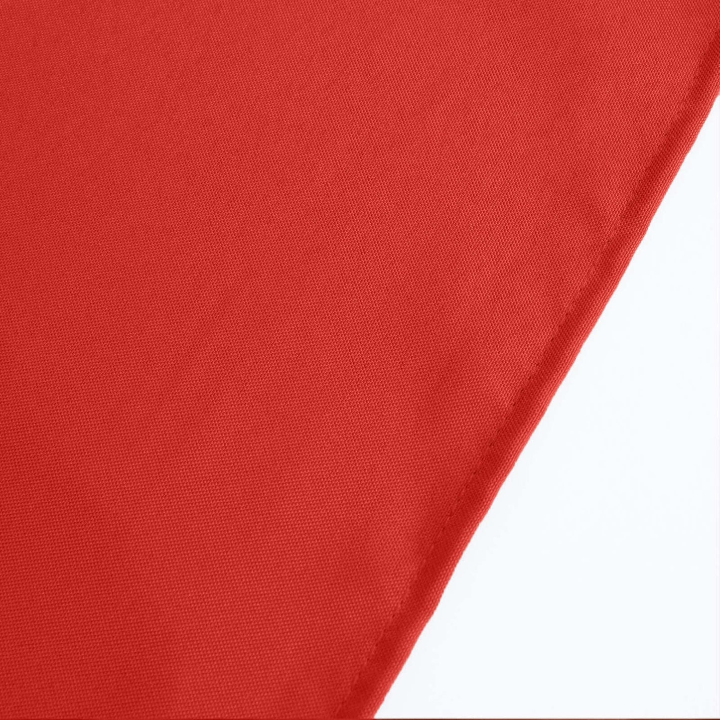 Premium Polyester 90"x132" Rectangle Tablecloth Red - Seamless 220GSM Stain-Resistant Table Cover