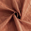Taffeta 120" Round Tablecloth Terracotta (Rust) - Seamless Accordion Crinkle Table Cover