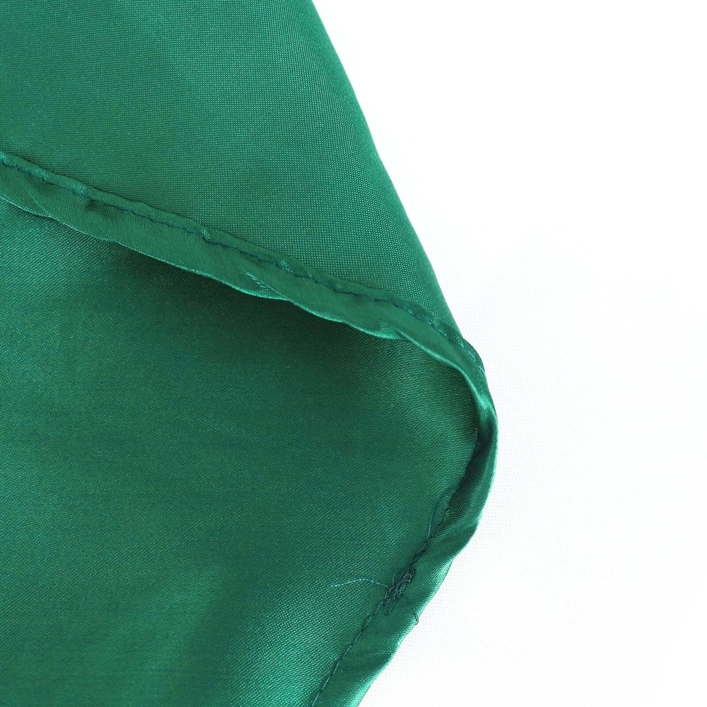 Satin 108" Round Tablecloth Hunter Emerald Green - Smooth and Lustrous Table Cover