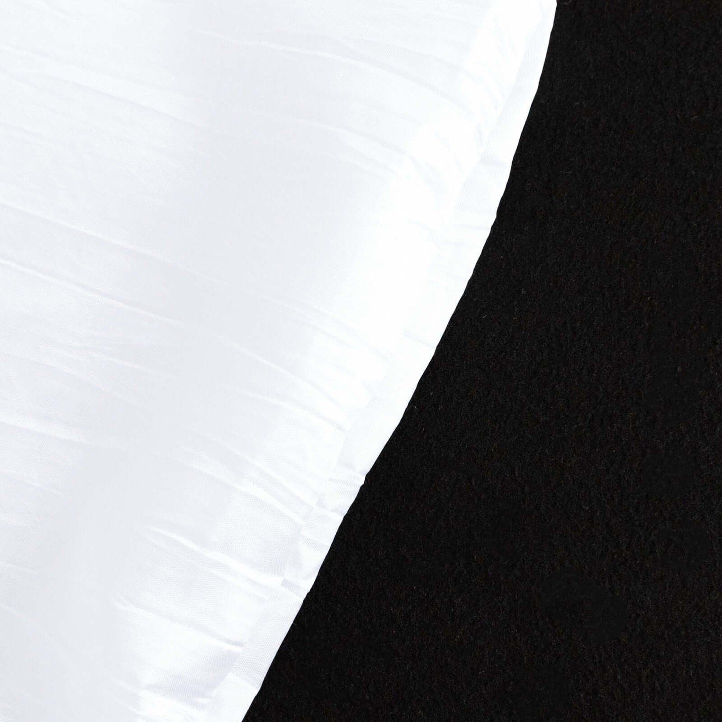 Crinkle Crushed Taffeta Chair Cover for Banquet Chairs White - Reusable Chic Wedding Decor