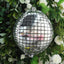 15" Mirrored Silver Disco Ball Mylar Reusable Foil Helium Air Balloon