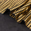 5 Pack Polyester 20"x20" Napkins Black with Reflective Gold Foil for Luxe Events & Retro Themes