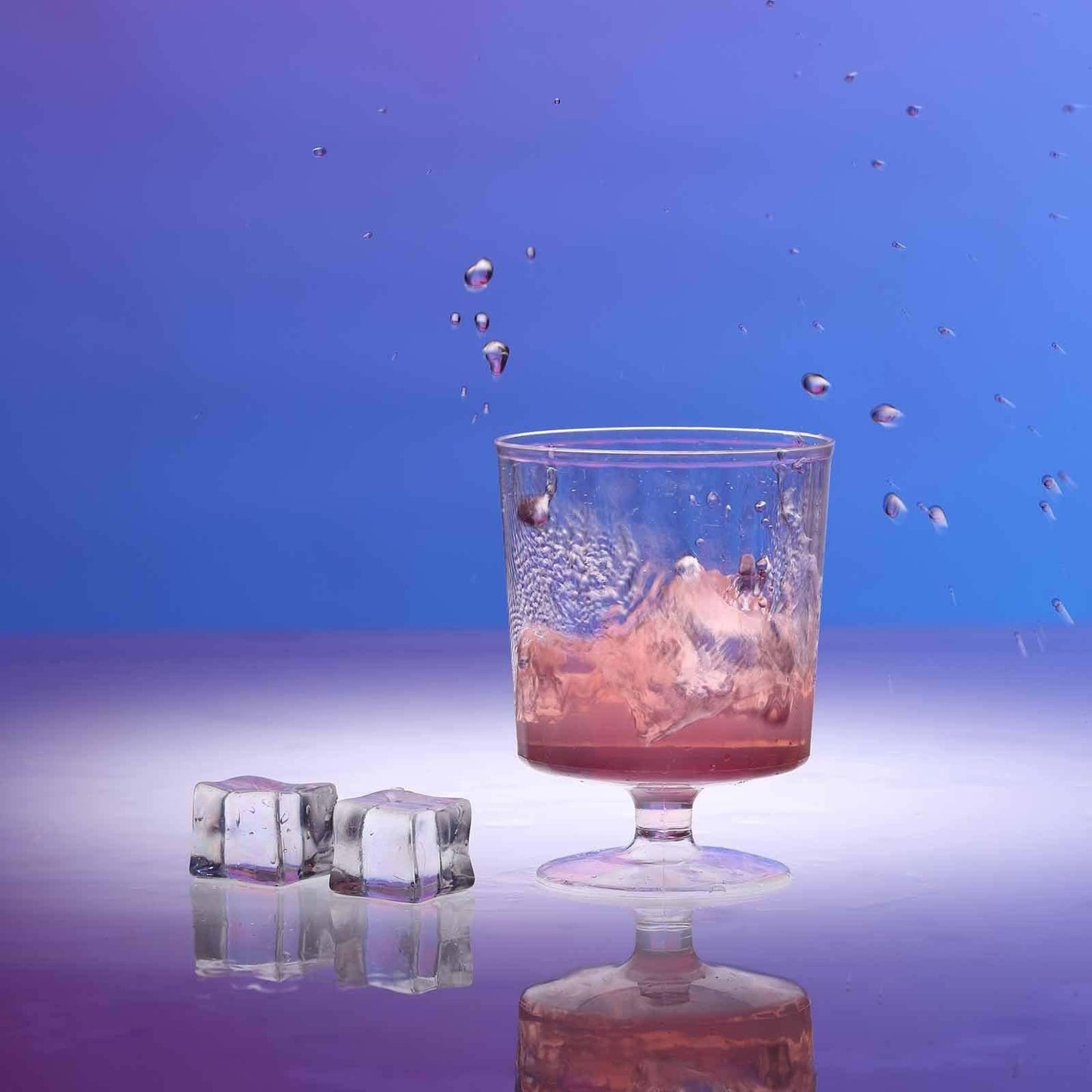 12-Pack Plastic Wine Glasses Clear Short Stem - Durable Disposable Drinkware for Wine 8oz