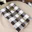 5 Pack Polyester 15"x15" Napkins Black/White Buffalo Plaid Gingham Style Cloth Napkins for Casual & Outdoor Dining