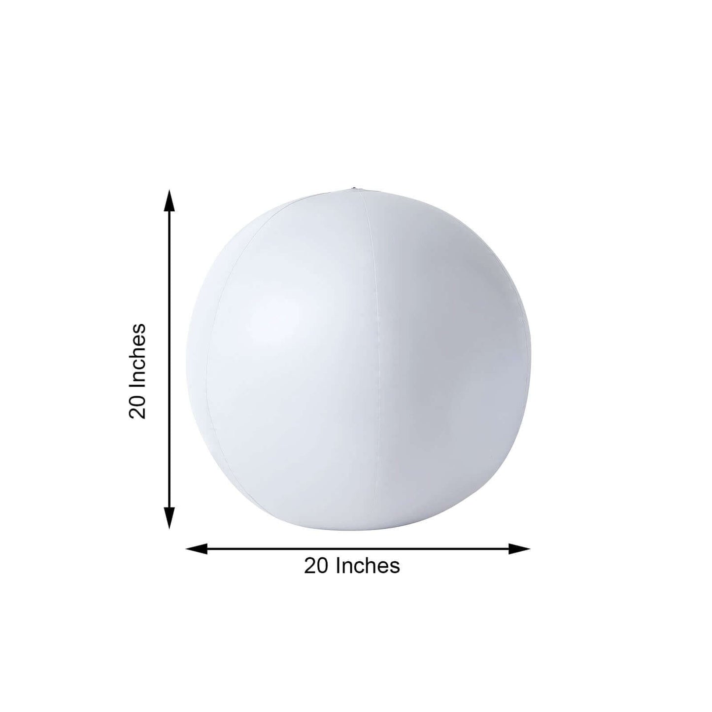 20" Inflatable Outdoor Garden Light Up Ball, Floating Pool Glow Ball With Remote - 13 RGB Colors and 3 Color Modes