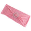 5 Pack Stretch Spandex Chair Sashes Pink - Reusable Chair Bands with Silver Diamond Ring Slide Buckle 5"x14"