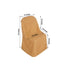 Polyester Slip On Folding Chair Covers Gold - Stain-Resistant Reusable Durable Fabric