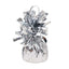 12 Pack 5" Metallic Silver Foil Tassel Top Party Balloon Weights, 5.5oz