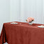 Premium Velvet 90"x132" Rectangle Tablecloth Terracotta (Rust) - Reusable Soft & Seamless Table Cover