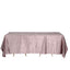 Premium Velvet 90"x132" Rectangle Tablecloth Mauve - Reusable Soft & Seamless Table Cover