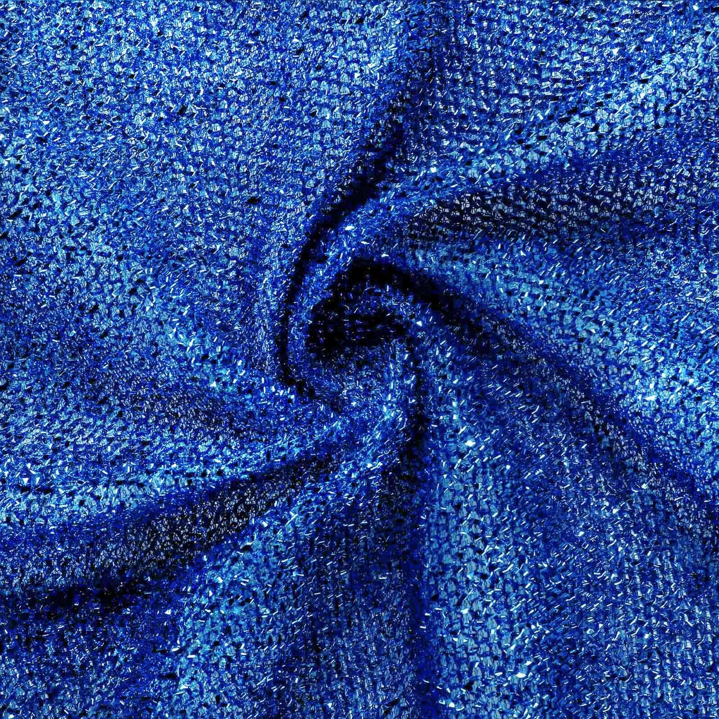 20ftx10ft Royal Blue Metallic Shimmer Tinsel Event Curtain Drapes, Backdrop Event Panel