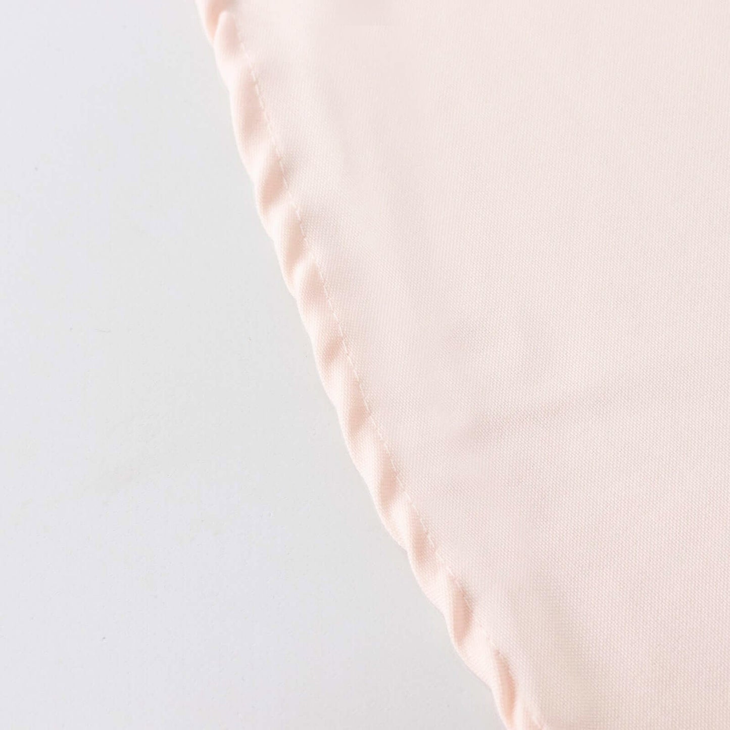 Premium Polyester 120" Round Tablecloth Blush - Seamless 220GSM Wrinkle-Resistant Table Cover