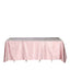 Premium Velvet 90"x132" Rectangle Tablecloth Blush - Reusable Soft & Seamless Table Cover