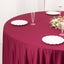 Scuba Round 108" Tablecloth Burgundy - Wrinkle Free & Stain Resistant Table Cover
