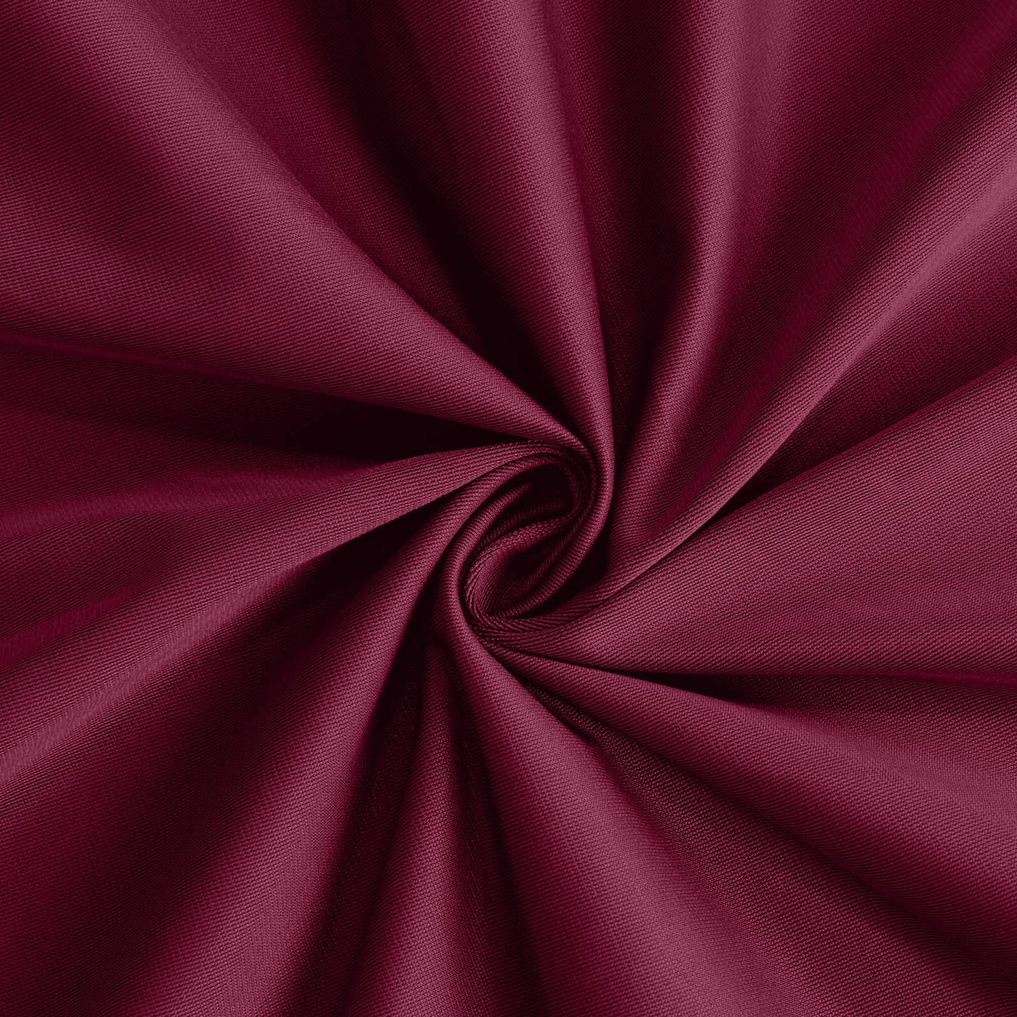 Scuba Round 132" Tablecloth Burgundy - Wrinkle Free & Stain Resistant Seamless Table Cover
