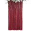 8ftx8ft Burgundy Sequin Event Curtain Drapes, Backdrop Event Panel