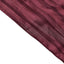 5 Pack Taffeta 6"x106" Chair Sashes Burgundy Accordion Crinkle Texture - Stylish Decor for Weddings & Gatherings