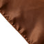 Satin 72"x72" Table Overlay Square Tablecloth Cinnamon Brown - Smooth Finish Table Cover
