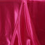 Satin Rectangular 90"x132" Tablecloth Fuchsia - Seamless Table Cover