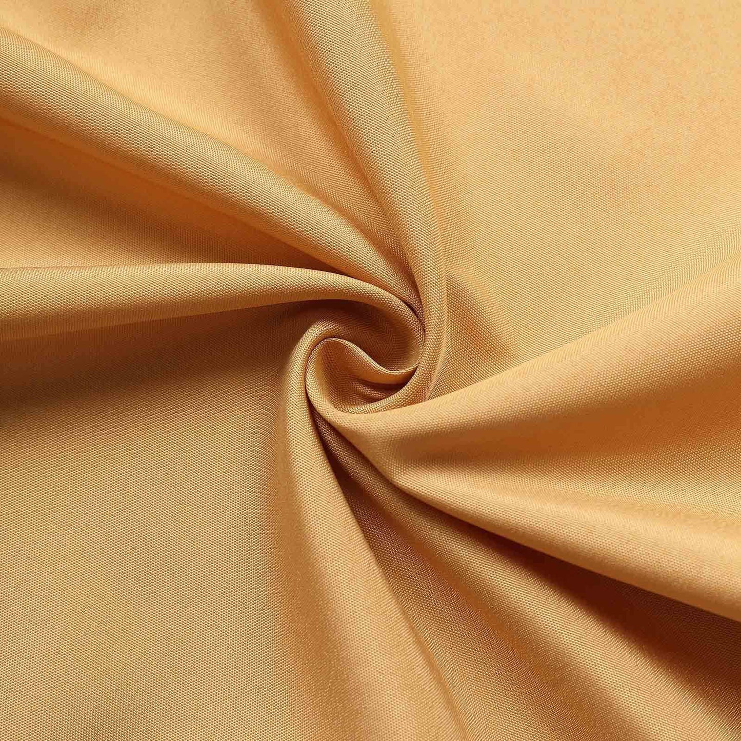 2 Pack Gold Polyester Event Curtain Drapes, 10ftx8ft Backdrop Event Panels With Rod Pockets 130 GSM
