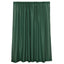 2 Pack Hunter Emerald Green Polyester Event Curtain Drapes, 10ftx8ft Backdrop Event Panels With Rod Pockets 130 GSM