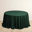 Scuba Round 132" Tablecloth Hunter Emerald Green - Wrinkle Free & Stain Resistant Seamless Table Cover